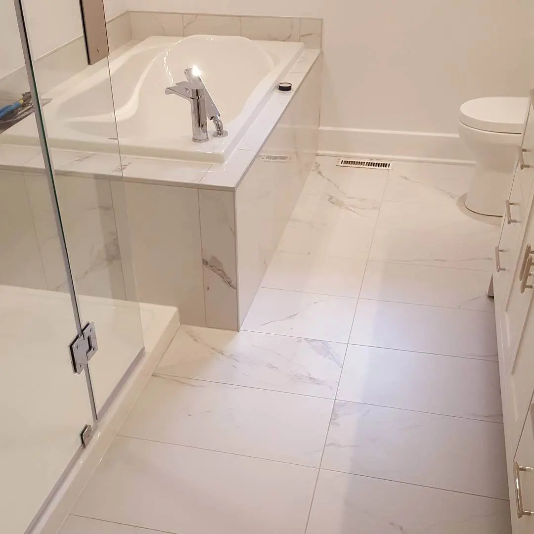 custom bath and floor tile